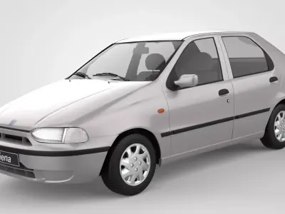 Fiat Siena 1996 - 2002 3D model