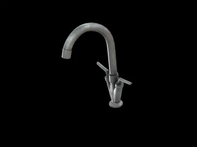 Bath TAP old Low-poly 3D model