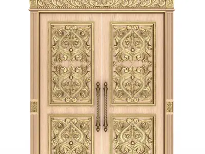 Doors Collection 0203 Low-poly 3D model