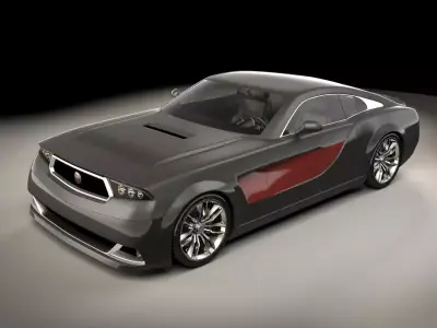 Generic sports car 03 3D model