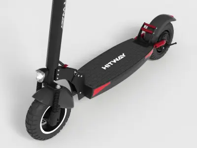 HITWAY PRO ELECTRIC SCOOTER Low-poly 3D model