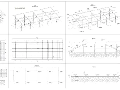 3 MW Solar Project Type 14 3D model