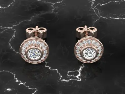 Jewelry Earring 3D print model buy