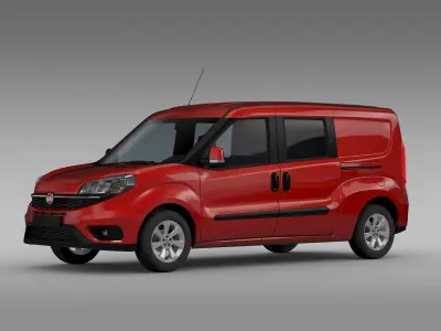Fiat Doblo Maxi Combi 263 2017 3D model