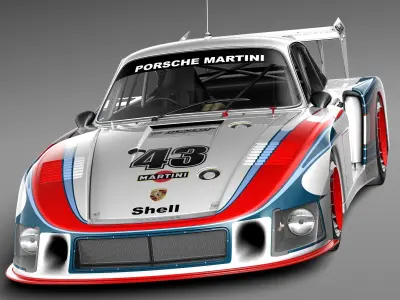 Porsche 935-78 MobyDick 3D model