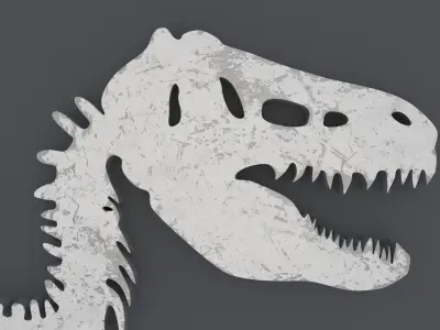 Dinosaur Skeleton - Printable 3D print model