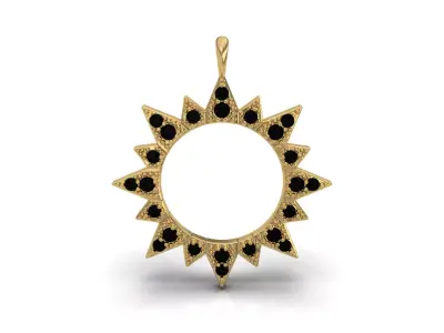 SUN PENDANT 3D print model