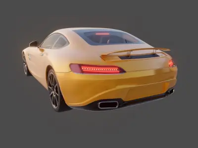 Star GT Racing Car 3D model