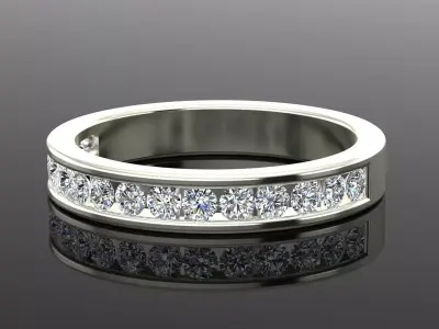 Band Ring 3D print model 86