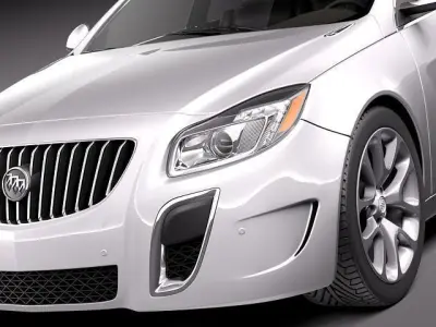 Buick Regal GS 2012 3D model