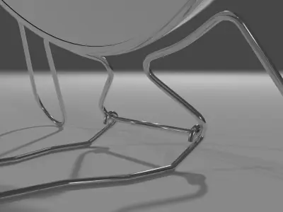 Table Mirror Free 3D model
