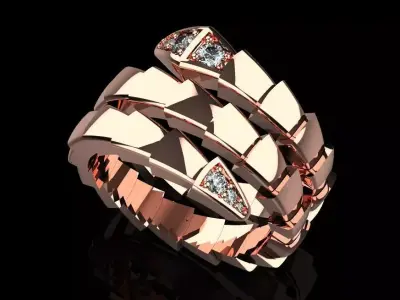 Serpent Ring 65765 3D print model