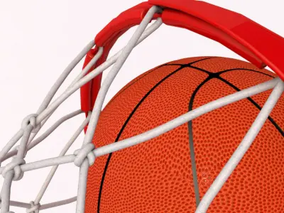Basketball Hoop 3D model shop