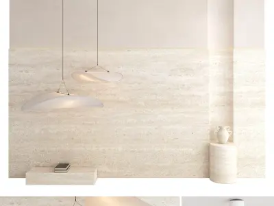 Decorative wall panel set 100 3D model