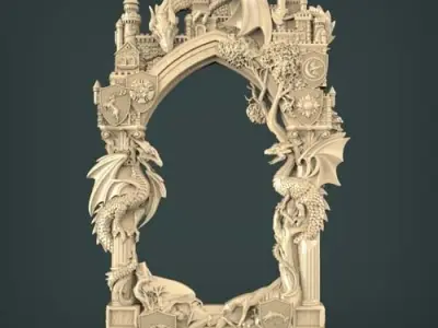 3d STL Model for CNC router engraving machines 3D model