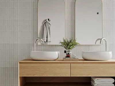 modern bathroom interior scenes 48 3D model