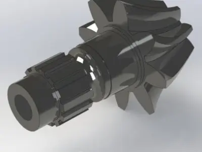 Helical Screw 3D model