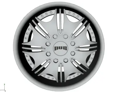Wheels DUB R22 3D model