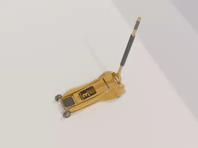 Hydraulic Automotive floor jack 3D model