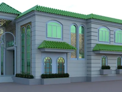 Andalusia Villa - Oriental Villa 3D model
