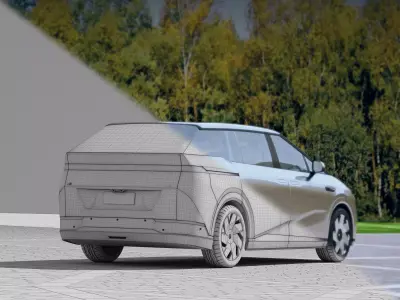 Xpeng X9 2024 3D model