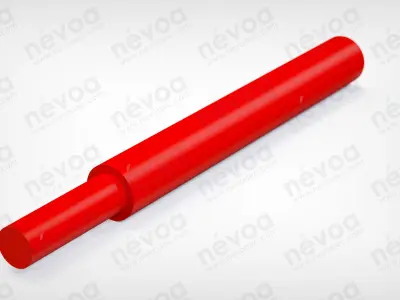 IEC Appliance Outlet F - 6600-5 - Light Pipes N and L side 3D model