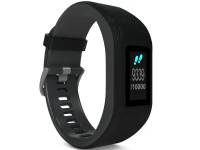 Garmin Vivosport Smartwatch Black 3D model