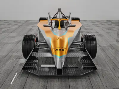McLaren Formula E car 3D model