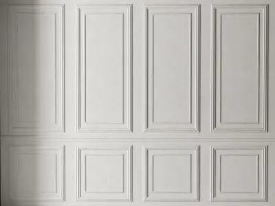 10 Classic 3D Wall Panel Elegant Design for Interior Decor  3D model