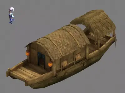 Game Transportation - passenger ships 3D model