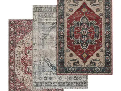 Rug Set 493 3D model