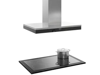 Kitchen Decor Island BLENDER 3D Model Cycles 3D model