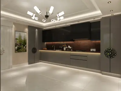 MODERN KITCHEN 3D model