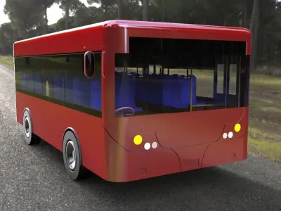 City Bus Free 3D model