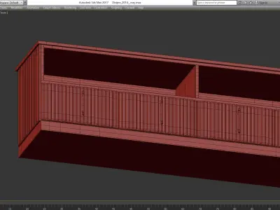TV AUGUSTA Volpi low poly 3d model Low-poly 3D model