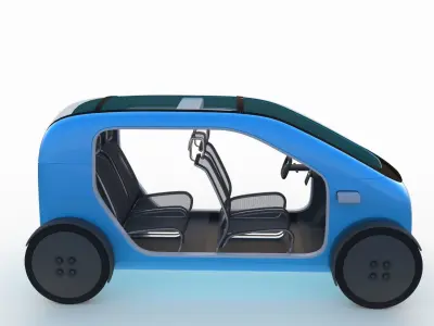 Sightseeing Bus 3D model