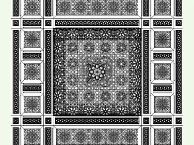 Islamic Ceiling Design 3D model