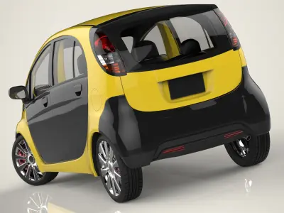 Electronic car  3D model