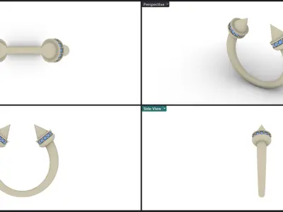 Gothic Ring Free 3D print model