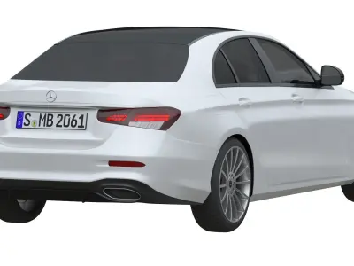 Mercedes Benz E Class AMG line 2021 3D model