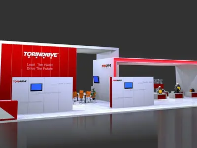 Exhibition - Area - 24X18-3DMAX2009-04 3D model