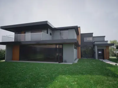 Korea Parasite Movie House Place 3D model