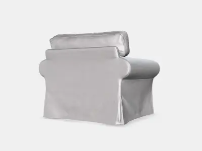 EKTORP Armchair 1 Low-poly 3D model