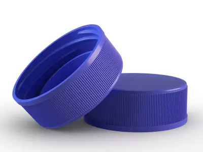 Plastic bottle Screw Cap 3D 3D model