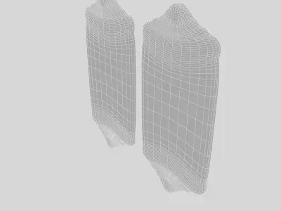 old stone wc sign Low-poly 3D model