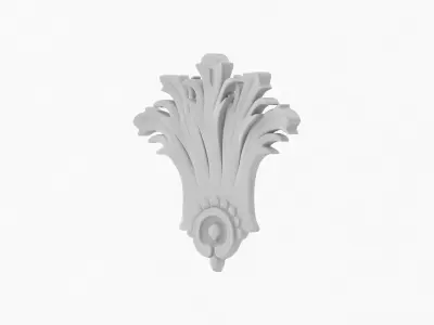 Cartouche Ornament 004 3D model