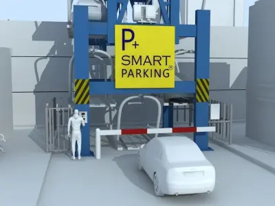 Smart Park Vertical 3D model