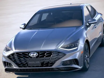 Hyundai Sonata US 2020 3D model