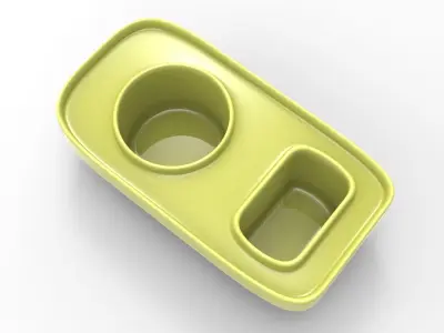 Huh Desk Tidy Low-poly 3D model