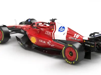 SF-25 F1 2025 Formula 1 Race Car PBR 3D model